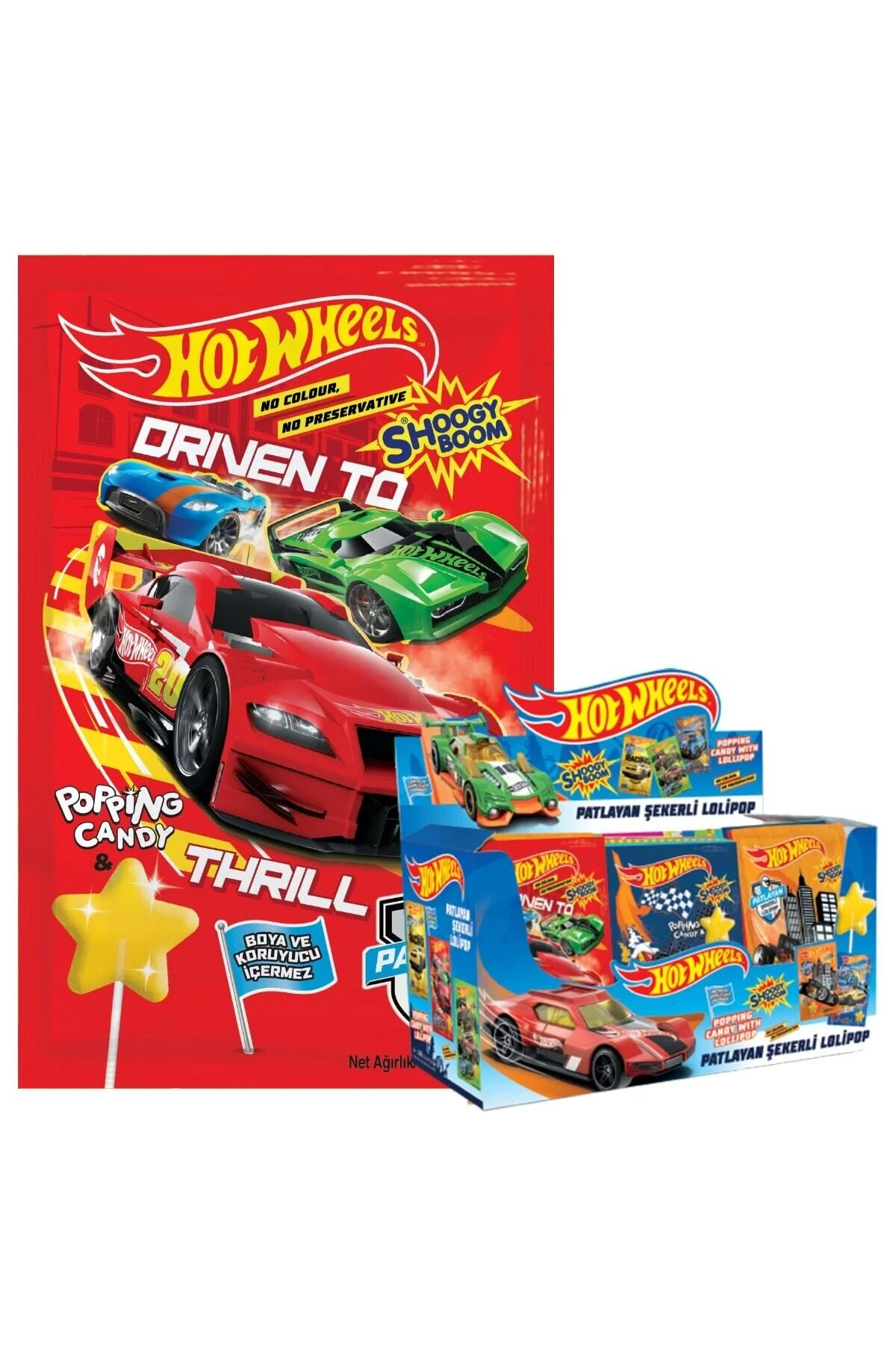 Hleks Hot Wheels Patlayan Şekerli Lolipop